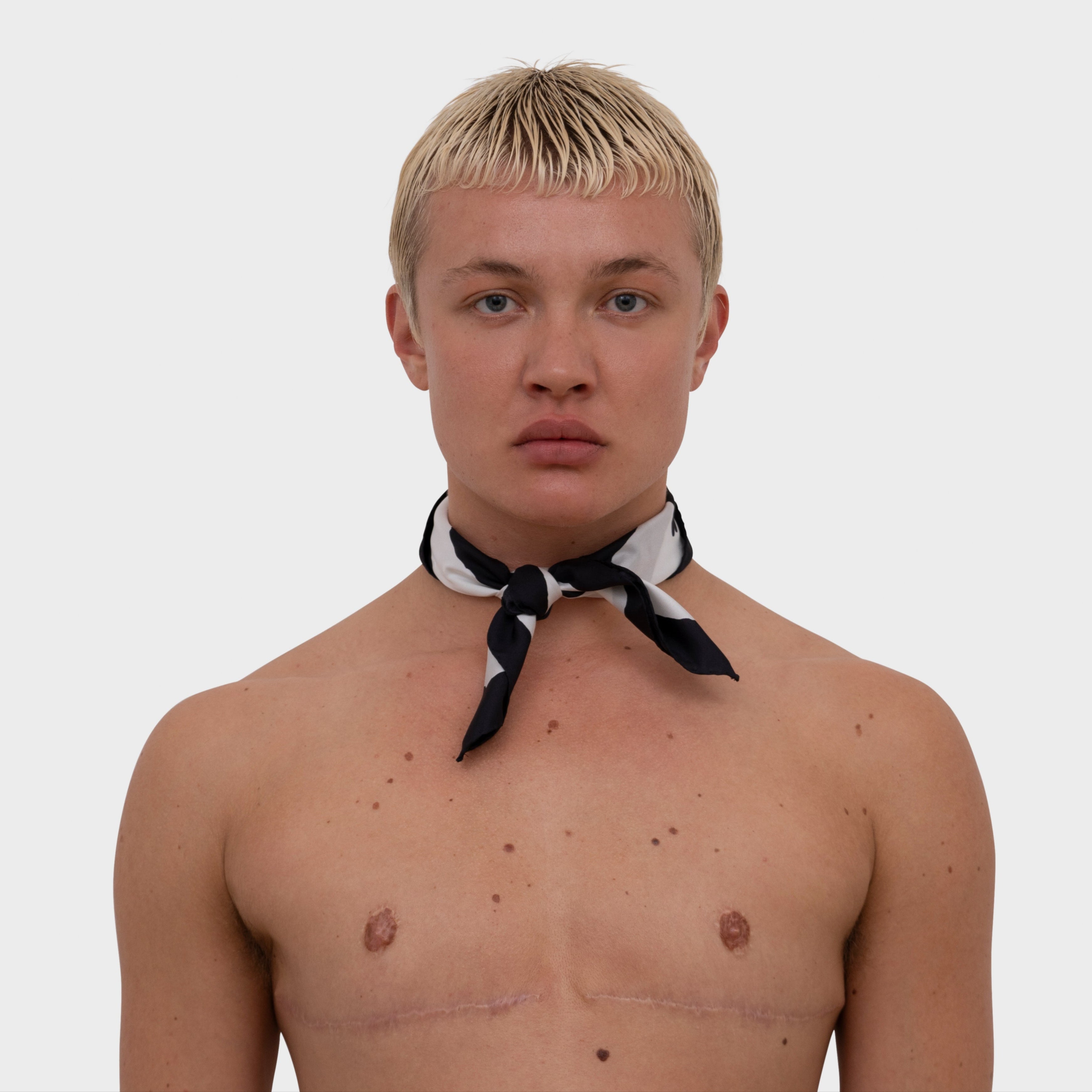 THE LOVERS SILK SQUARE 50CM X 50CM