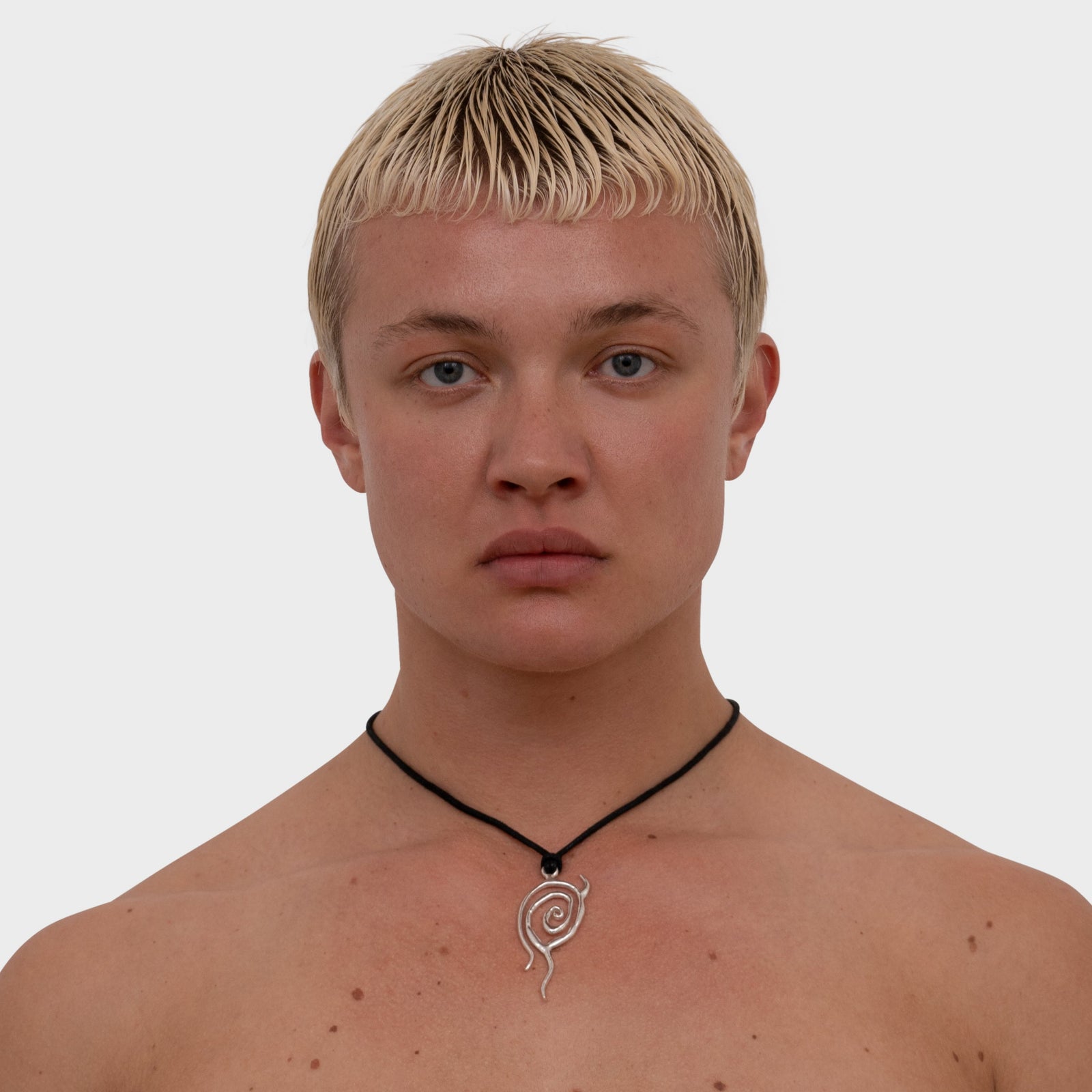 SPIRAL PENDANT ON CORD