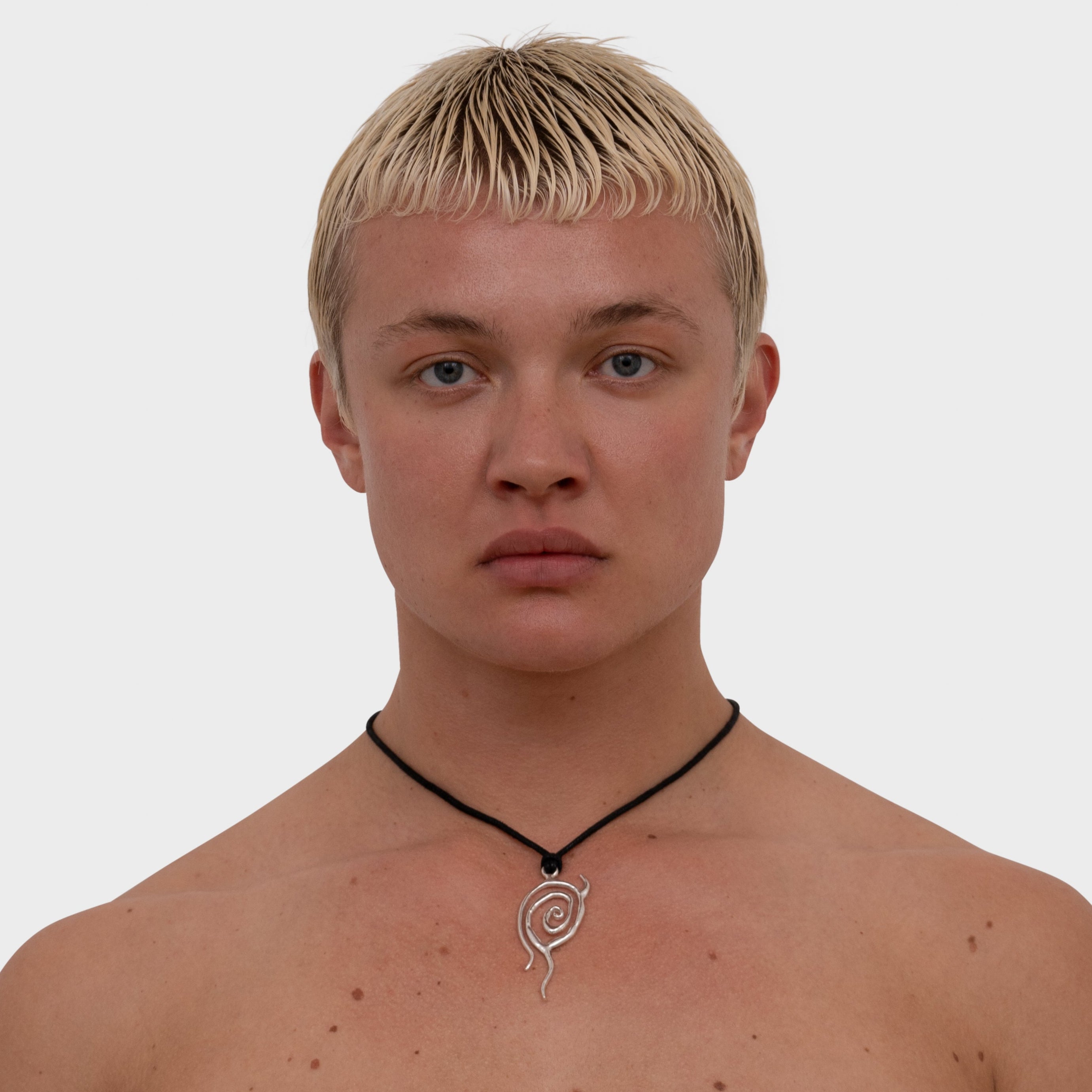 SPIRAL PENDANT ON CORD