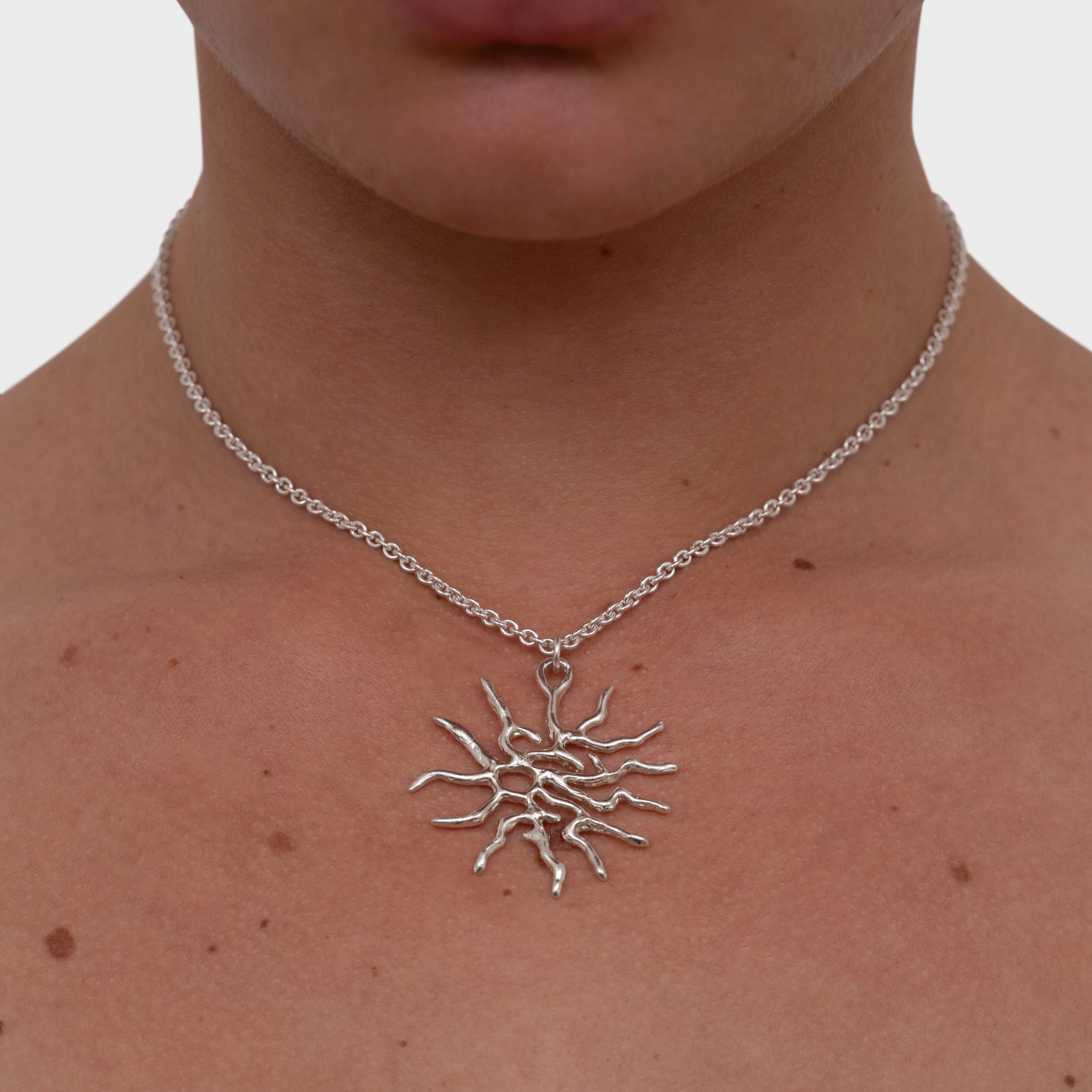 SOLAR PENDANT ON CHAIN
