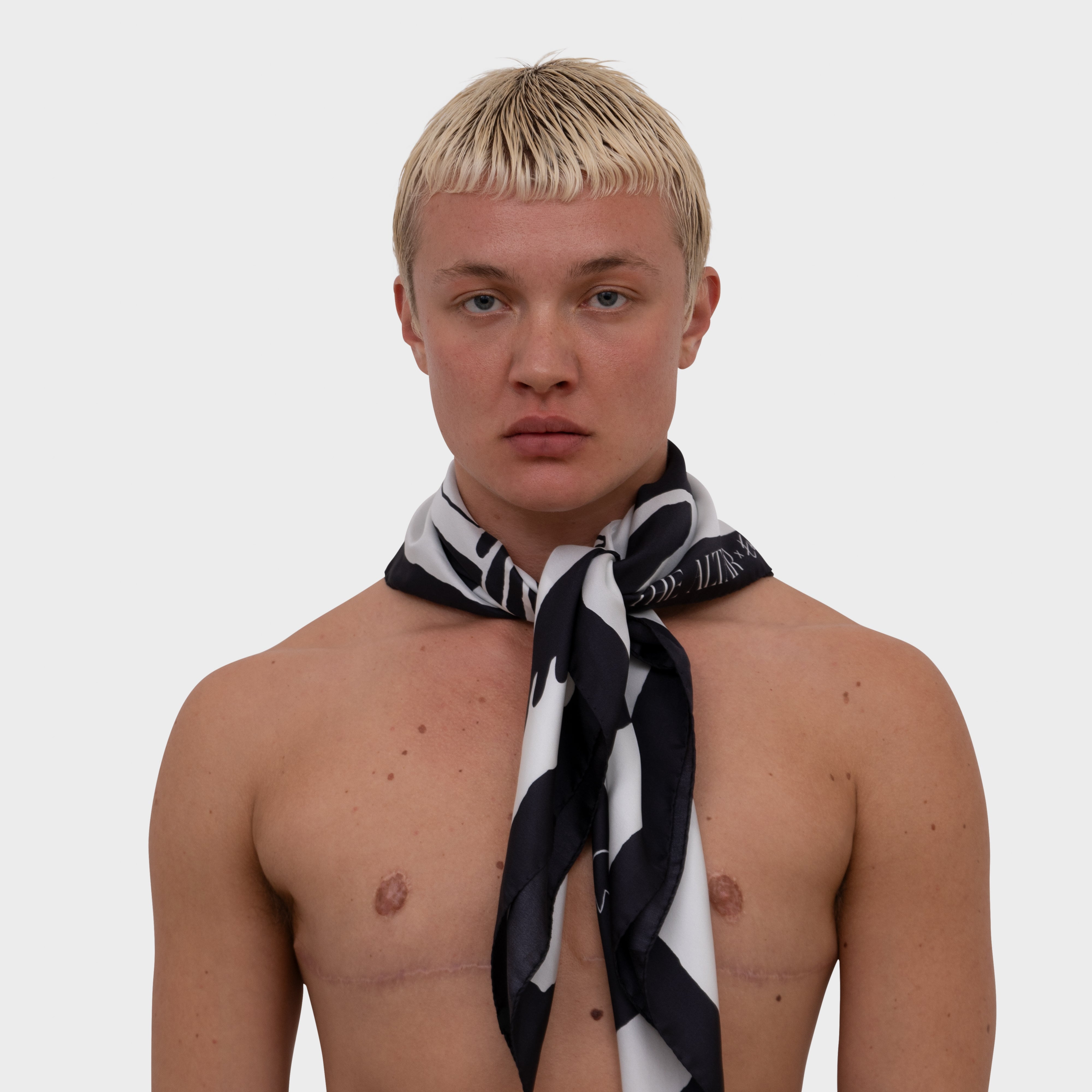 THE LOVERS SILK SQUARE 80CM X 80CM